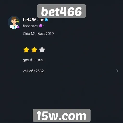 Feedback de usuários sobre o suporte do bet466